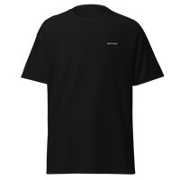 Showrelevant Shirt in Schwarz mit SHOWRELEVANT-Logo – Frontansicht